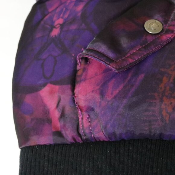 Host Pick Appaman Girls Down Puffer Jacket Hip Length Hooded Purple Black 14 - Picture 11 of 16